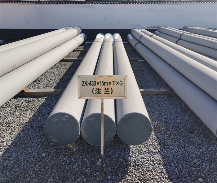 吉阳430×15米×T×G砼电力电杆